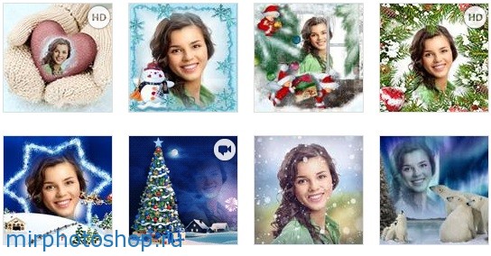 Фотоэффекты онлайн на Новый Год и Рождество!